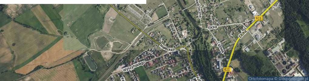 Zdjęcie satelitarne Małeckich Jana i Hieronima ul.